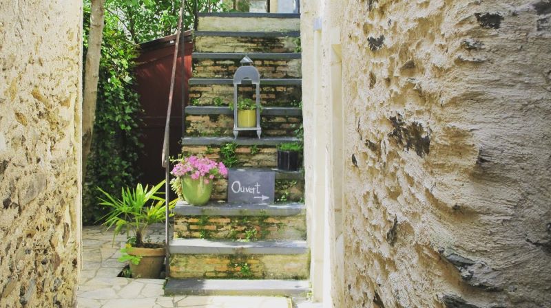 Voici mon atelier dans lequel j'exerce mon métier de Cartonniste. Situé à proximité d'Angers, dans le village de Bouchemaine La pointe, il bénéficie d'un cadre unique sur les bords de Loire.
J'y recycle le carton pour créer des objets de décoration (meubles en carton, miroirs, cache-pots, soliflores, guirlandes) et des bijoux (boucles d'oreilles et broches).
Je travaille de manière artisanale avec des matériaux respectueux de l'environnement, dans une logique de développement durable.